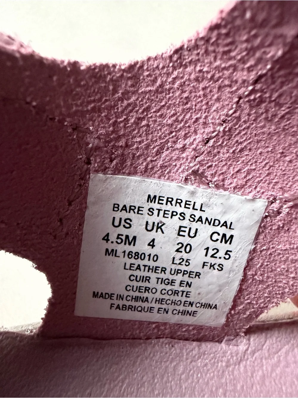Merrell bare steps